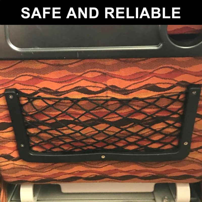 Onezebra Campervan Storage Ideas – 2 Pcs Elastic Mesh Storage