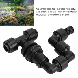Greensen Terrarium Reptile Fogger - Adjustable Mist Sprinkler for Rainforest - Stay Optimal Humidity and Comfort for Reptiles for Glass Containers and Greenhouse Breeding