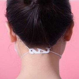 마스크 귀아픔 보호 고리 밴드 뒷고리 걸이형 (WFJUYKO) Mask Ear Pain Protection Band with Hook Type Back Loop (WFJUYKO)