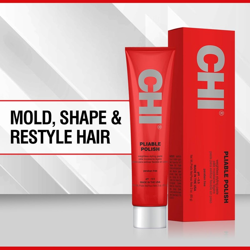CHI Pliable Polish, Styling Paste For Versatile Styling With Movement