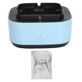 Negative Ion Ashtray Multifunctional Portable Air Freshener Smokeless Smart Ashtray for Home Car Office Blue