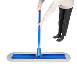 48"×12'' Concrete Bull Float Kit with 3×6ft Detachable Poles Round End Concrete Trowel Concrete Finishing Tools Cement Surface Smoothing Tool Kit with Float Pole Handles