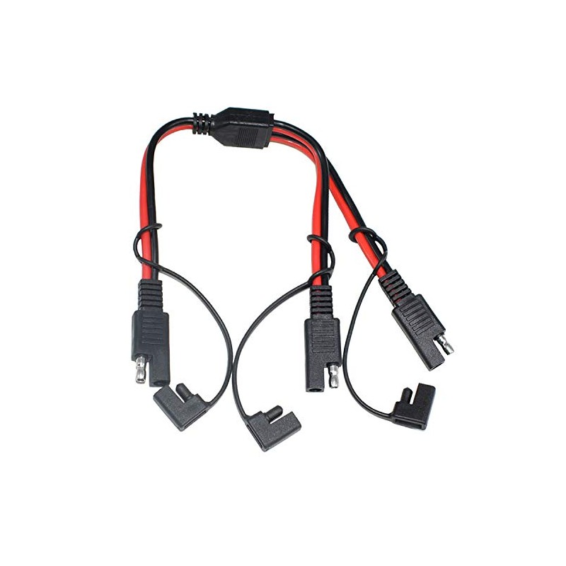 14AWG DC SAE 1 to 2 Automotive Extension Cable with