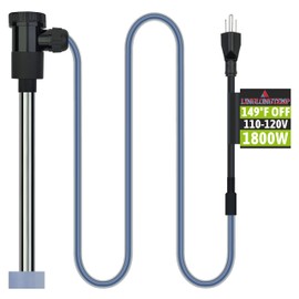 LINGLONGTEMP 1800W Submersible Immersion Water Heater for Pool & Hot Tub – Portable Electric Heater with Wifi Timer and Auto Shut Off for Bathtub, Inflatable Pool, Above Ground Pool& baptismal pool