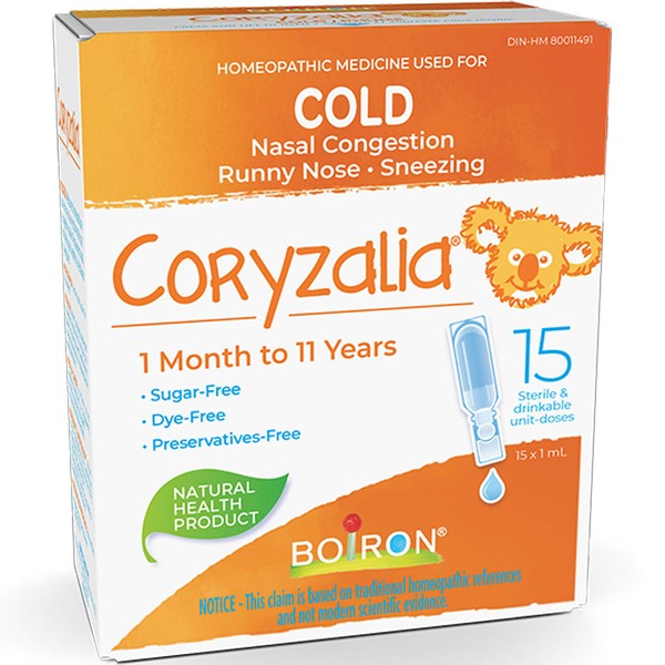 Boiron Coryzalia, Cold for Children, 30 Doses