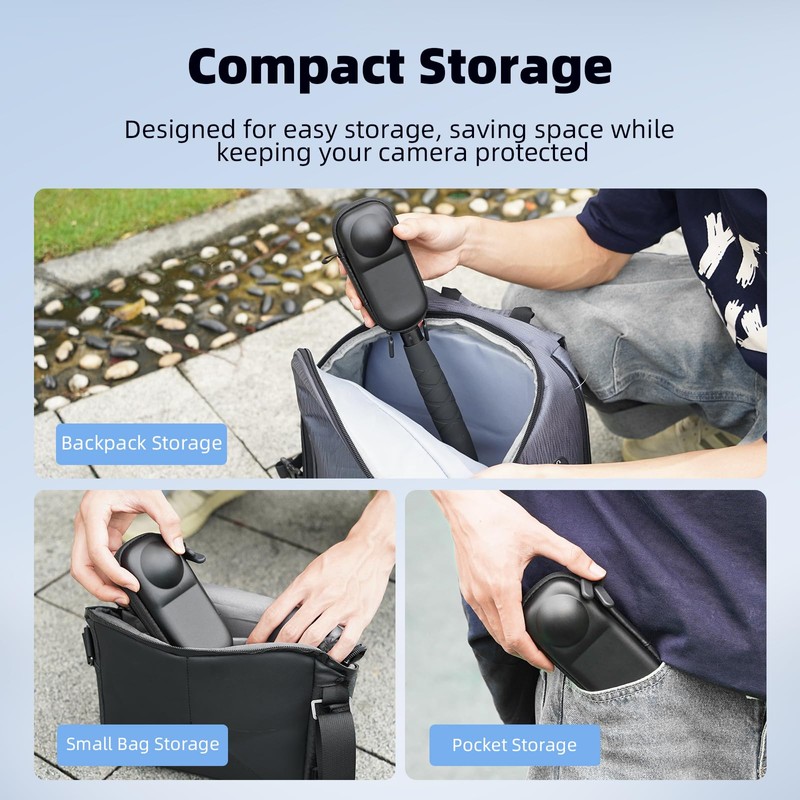 BRDRC Portable Small Case for Insta360 X4 (for Original Lens