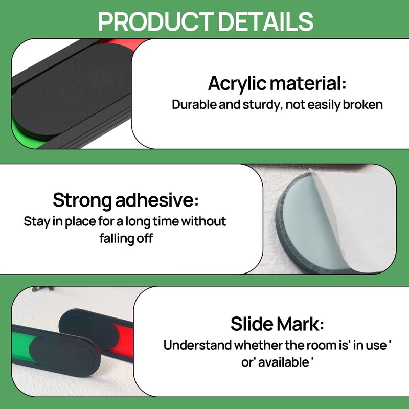 YIZWINS 2 PSC Bitte Nicht Stören Sign, 10 x 4