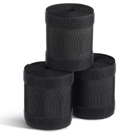 WILLBOND Carpet Cord Cover Cable Protector Floor Cover Cable Protector Management Only for Commercial Office Carpet(29.53 ft,Black)