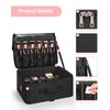 Relavel Extra Large Cosmetic Case, Travel Makeup Bag with 4