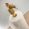 Paper Towel Holder Countertop, Gold Paper Towel Stand with Bird