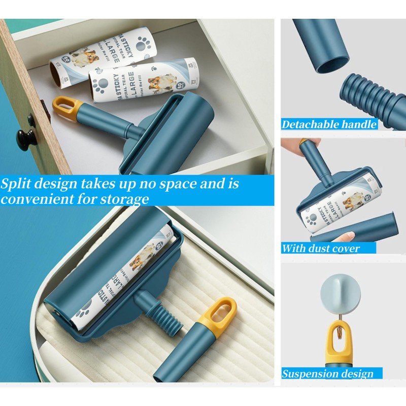 Bryzant Large Lint Rollers 6.3 inches Pet Extra Sticky Roller