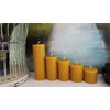 Beeswax Pillar Candles/Handcrafted with 100% Pure Natural Beeswax / 5