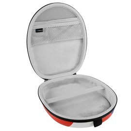 Geekria Shield Case Compatible with Bose QuietComfort Ultra, QuietComfort, QC45, QC35, QC25, QC15, QCSE Case, Replacement Protective Hard Shell Travel Carrying Bag with Cable Storage (US Flag)