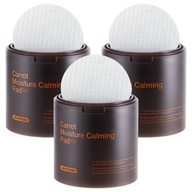Mediheal Carrot Moisture Soothing Pads 250ml, 60 pads, 3 packs / 메디힐 당근 수분 진정 패드 250ml, 60개입, 3개