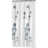 Sealskin Orchid Shower Curtain, Polyester, Blue, 180 x 200 cm