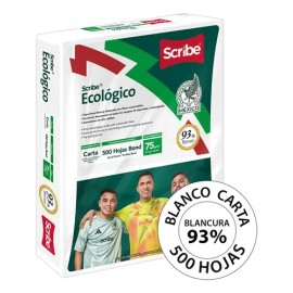 Papel Bond Scribe Ecologico Carta 75 gr - 500 Hojas                                                                                                   