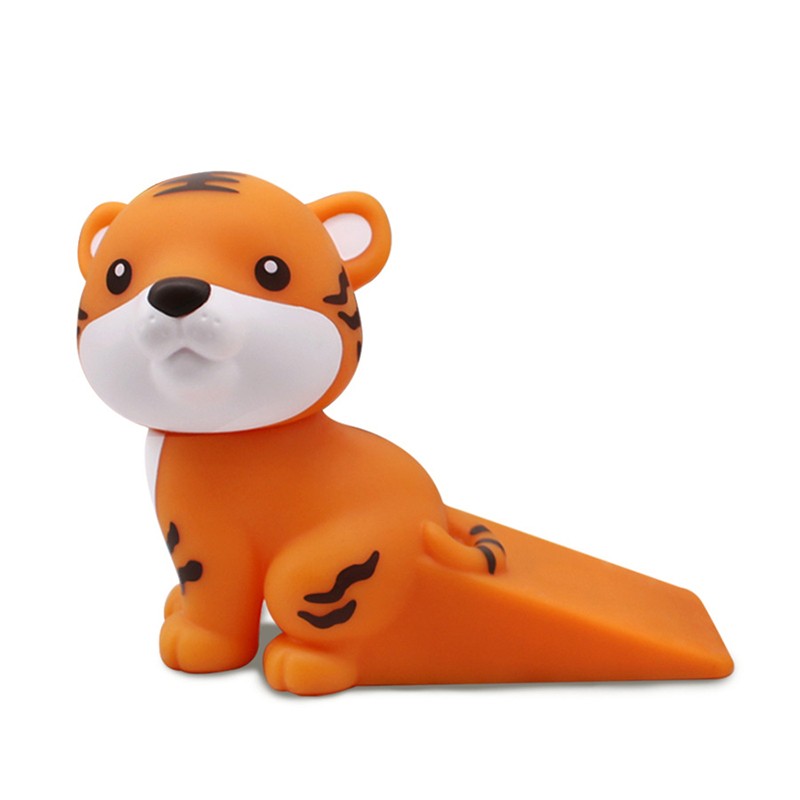 Cartoon Door Stopper Cute Animal Shaped Punch Free Decorative Door