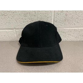 Unbranded Baseball Cap With Gold Trim On the Brim Men's Adjustable