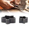 2Pcs Leather Cutting Die Star Shape Punch Cutter Craft Mould