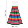 Boccsty Mexican Serape Hanging Kitchen Towels 2 Pieces Blanket Stripes