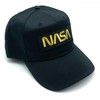 Infinite Hats NASA Hat Gold Patch Adjustable Baseball Cap (Black)