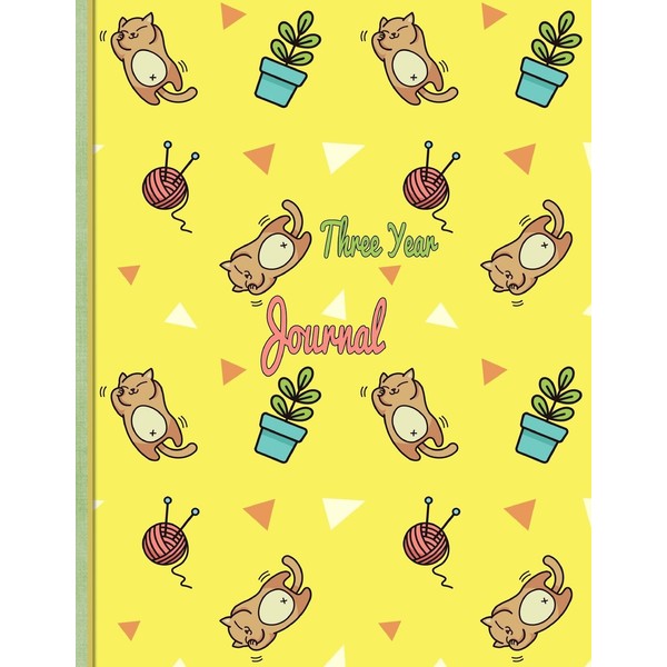 3 Year Journal: Happy Cats Design: 3 Year Journal: Theme
