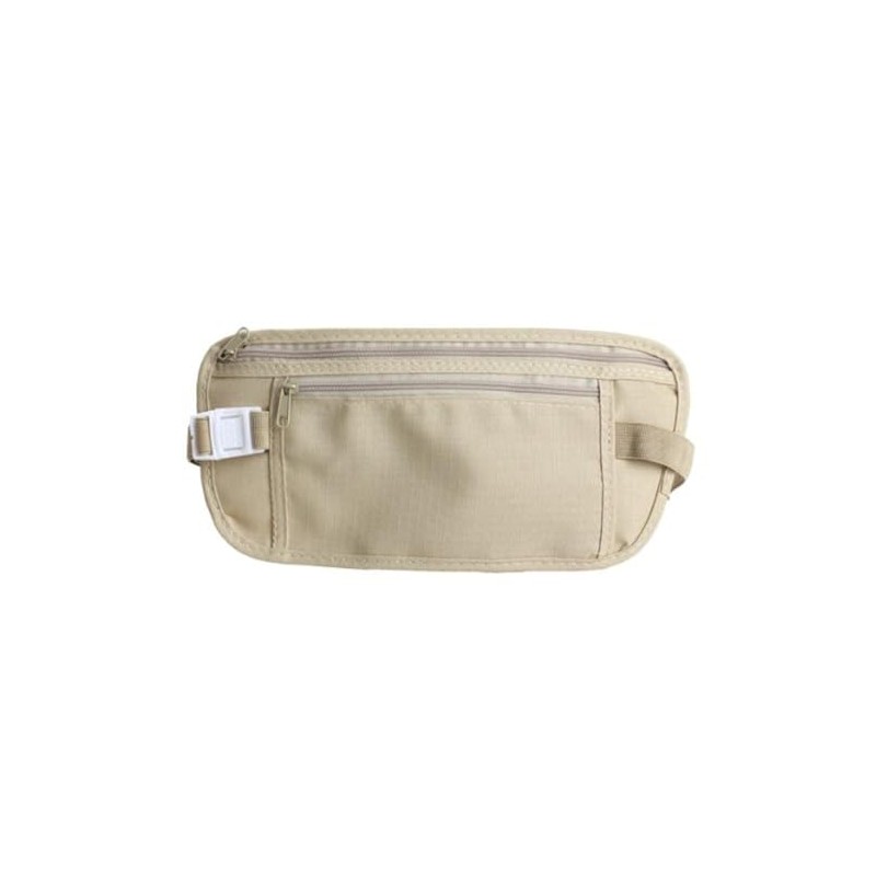Dcolor Travel Money Belt for Security Pouch Passport Cash Money