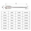 HCS Wood Flat Bits Spade Drilling Drill Bit Set with