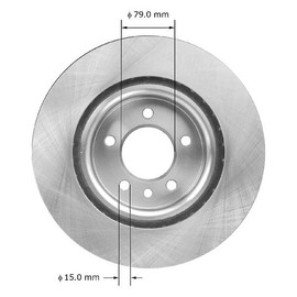 Bendix Premium PRT5967 Front Brake Rotor for Land Rover LR3 2009-2005, Range Rover Sport 2009-2006