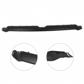 PEGAPARTS For 2019-2024 Dodge Ram 1500 Front Upper Grille Trim Molding Garnish Matte Black
