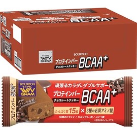 ブルボン プロテインバーBCAA+チョコレートクッキー 40g×9個