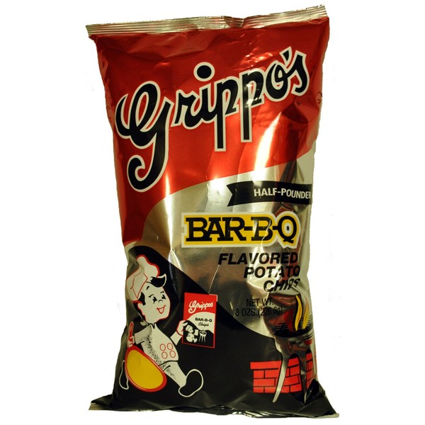 Grippo's BBQ Potato Chips (12 - 8oz Bags)