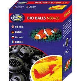 Biotope Aquatics Ltd Aqua Nova - BIO BALLS x 60 - filter media for aquarium fish tank