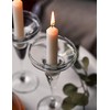 Hyoola Emergency Candles, White Short Tapers, Unscented Emergency Candle for