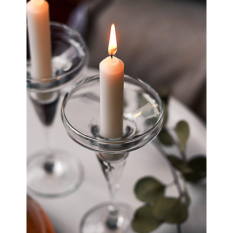 Hyoola Emergency Candles, White Short Tapers, Unscented Emergency Candle for