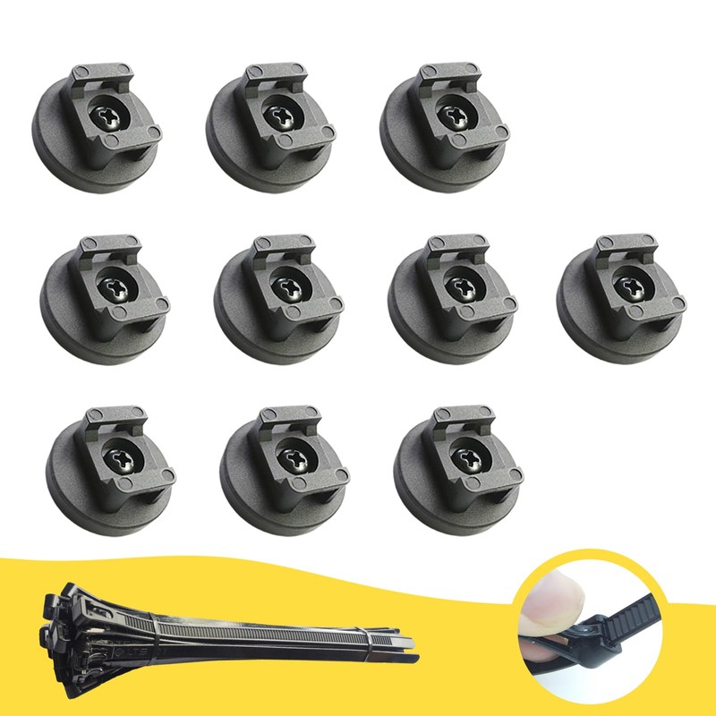Magnetic Cable Zip Mounts Magnetic Cable Holder 31mm Multipurpose Magnet