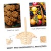 Mobestech 5pcs Woven Flower and Fruit Baskets Sundry Storage Baskets