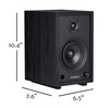 Electrohome McKinley 2.0 Stereo Powered Bookshelf Speakers with Built-in Amplifier