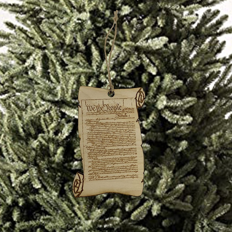 Ornament - Scroll We The People