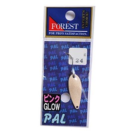 FOREST Lure, Pal, 0.1 oz (3.8 g), 24 Pink GLOW Spoon