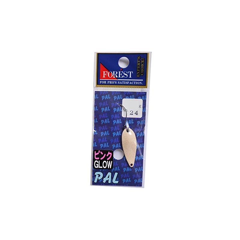 FOREST Lure, Pal, 0.1 oz (3.8 g), 24 Pink GLOW