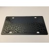 Eurosport Daytona- Black Leopard Print Carbon Steel License Plate