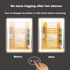 24''X32'' LED Bathroom Mirror with Lights, Built-in Bluetooth Speaker, Anti-Fog