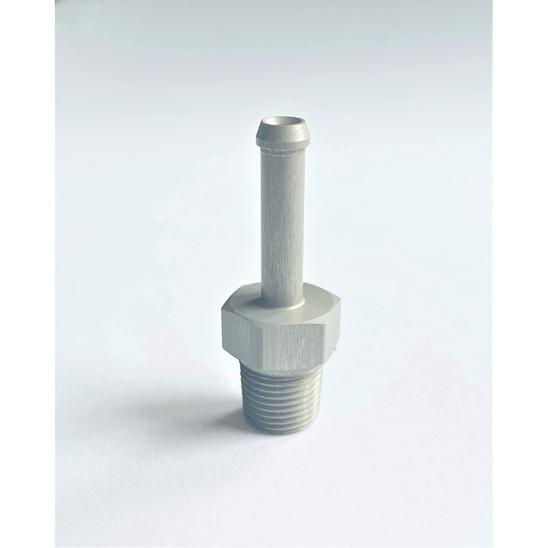 PrecisionGeek - Aluminium 1/8 NPT to 4mm 5mm (3/16) Aluminium