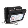 GAEKEAO Wallet Women RFID Blocking Leather Credit Card Holder Compact