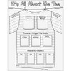 Really Good Stuff Ready-to-Decorate All About Me Tee Posters, 17”