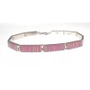Raphaellos.net Tennis Bracelet Light Pink Fire Opal Sterling Silver Jewelry