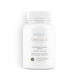Omega 3 EPA y DHA con aceite de pescado salvaje | 720mg EPA y 480mg DHA por porción | Con sabor a limón sin regusto | Apto para embarazadas y lactanci