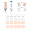 XPEX 20 anti-venison piercing discs, inflammation piercing, emergency kit against