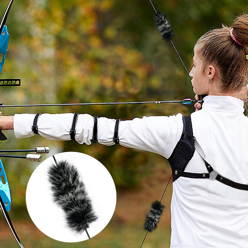 THREE ARCHERS 1 Pair of Bow String Silencer Archery Tendon